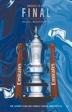 2026 FA Cup Final Programme Fridge Magnet Manchester City v Chelsea