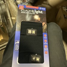 CAPLight 990426299 Rechargeable 4.0 Knit APX Beanies, 2 Pack, Black, Adjustable