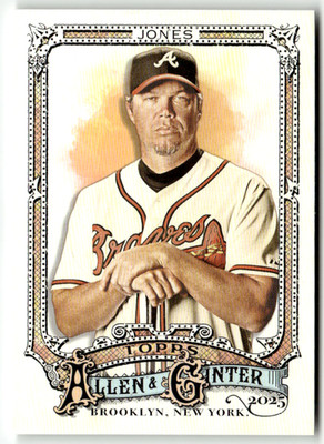 2025 Topps Allen & Ginter MLB No. 36 Chipper Jones