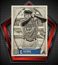 Eduardo Escobar *10/50* 2021 Topps Gypsy Queen Black & White #193 Diamondbacks