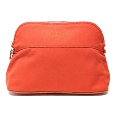 Hermes HERMES Bolide Pouch MM Orange Hue Orange Accessory Pouch Cosmetic Pouch L