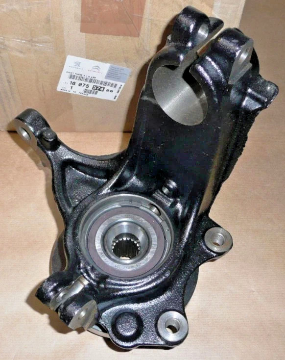 Fusée de roue avant gauche neuve contre le jeu de direction pour Peugeot 207 et 208