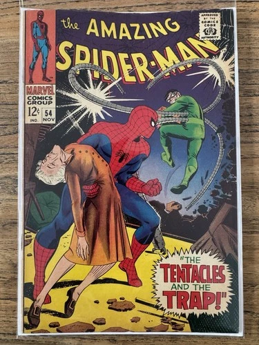 THE AMAZING SPIDER-MAN #54 MARVEL COMIC 1967 DOCTOR OCTOPUS COVER VG+🔥KEY🔥