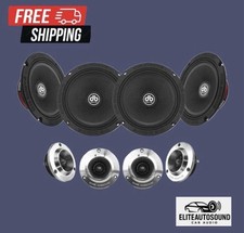DB Drive PRO6K4MT : 6.5" 4-Midrange/4 Tweeter PRO Audio Component Kit