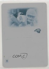2008 Legends Bowl Edition Printing Plate Cyan Back 1/1 Donnie Avery #89 2u3