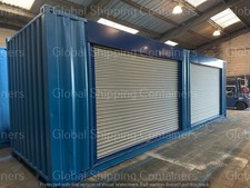 30ft x 8ft Roller Shutter Shipping Container - Kiosk - Bar - Shop (REFGSC0070)