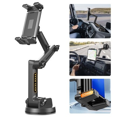 Car Truck Tablet Mount with 16.9'' Long Arm for 4.7-12.9''iPhone iPad Phone Holder