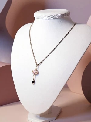 Sehr schöner Damen Bead Anhänger mit Kette Edelstahl  50 cm lang NEU - Bild 1 von 3