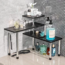 Bathroom Counter Organizer Corner Shelf – Bathroom Organization 3 Tier Spice ...