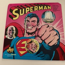 Superman - Three New Adventures 1975 Vinyl Lp Power Records Dc Comics