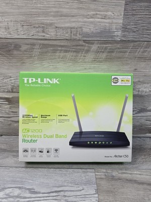TP-Link AC1200 Dual Band Router Wireless AC Router for Home Archer C50 New