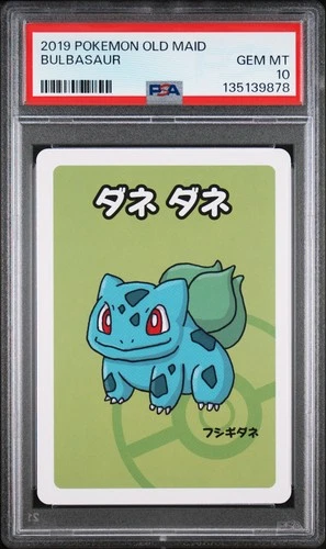 2019 POKEMON OLD MAID BULBASAUR PSA 10