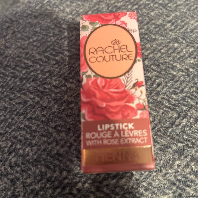 Rachel Couture Lipstick With Rose Extract In HENNA New In Box