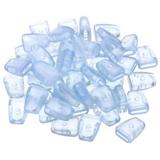 50Pcs 22x17x10mm Plastic Kitchen Sink Rack Feet Sink Protective Feet Clear
