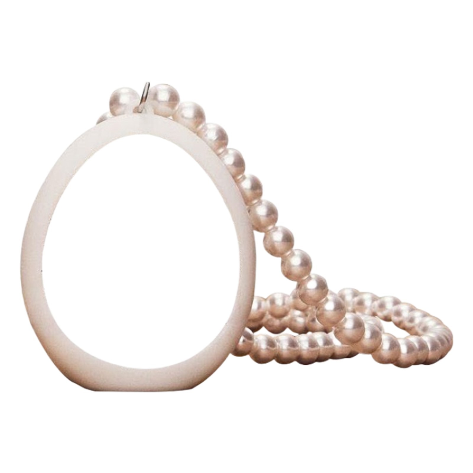 Tamburins Pearl Case for Egg Perfume White
