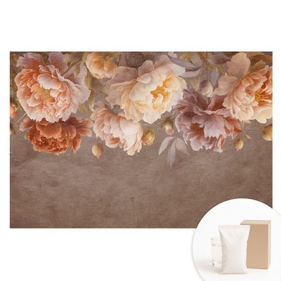 Textured Effect Wallpaper Modern Home Interior Romantic Floral Classic Motifs.