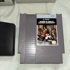 Where in Time is Carmen Sandiego NES Nintendo In Box 