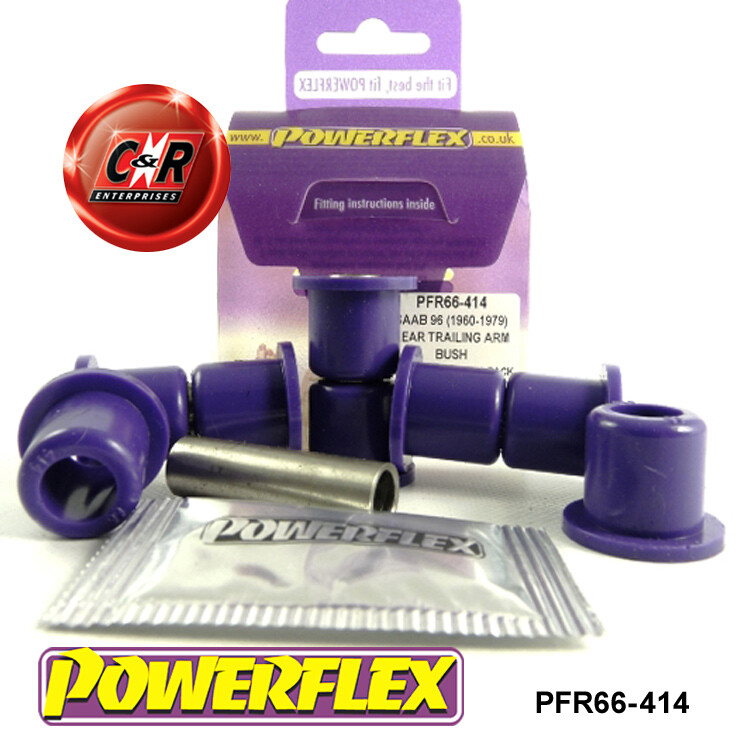 Powerflex Rear Trailing Arm Bushes Fits Saab 96 (60-79) PFR66-414