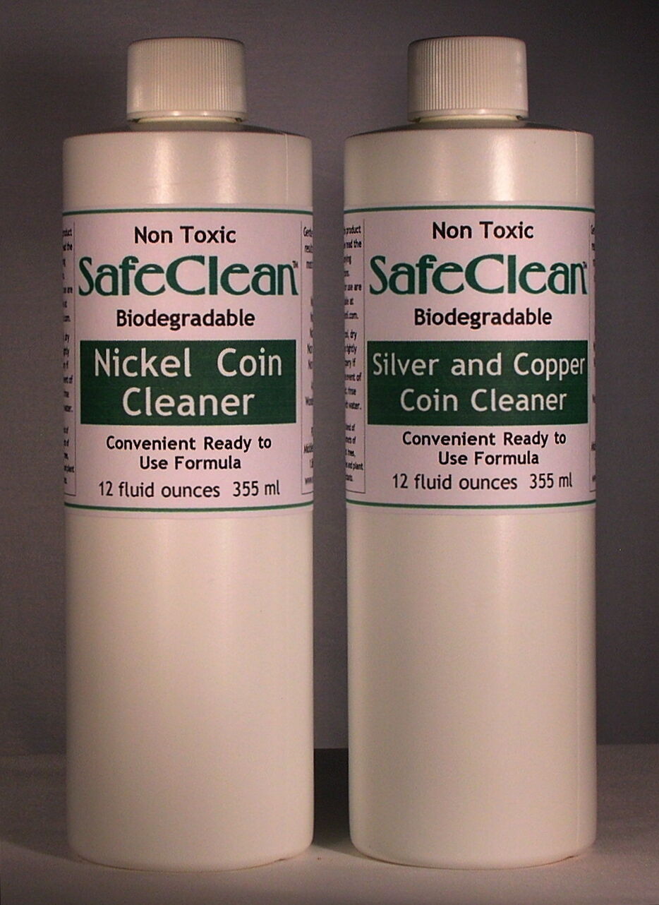 SafeClean Coin Cleaners for Modern Silver/Copper and Nickel Coin