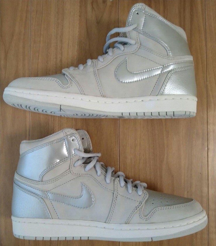 Size 8 - Air Jordan 1 CO.JP 2001 Metallic Silver Limited to
