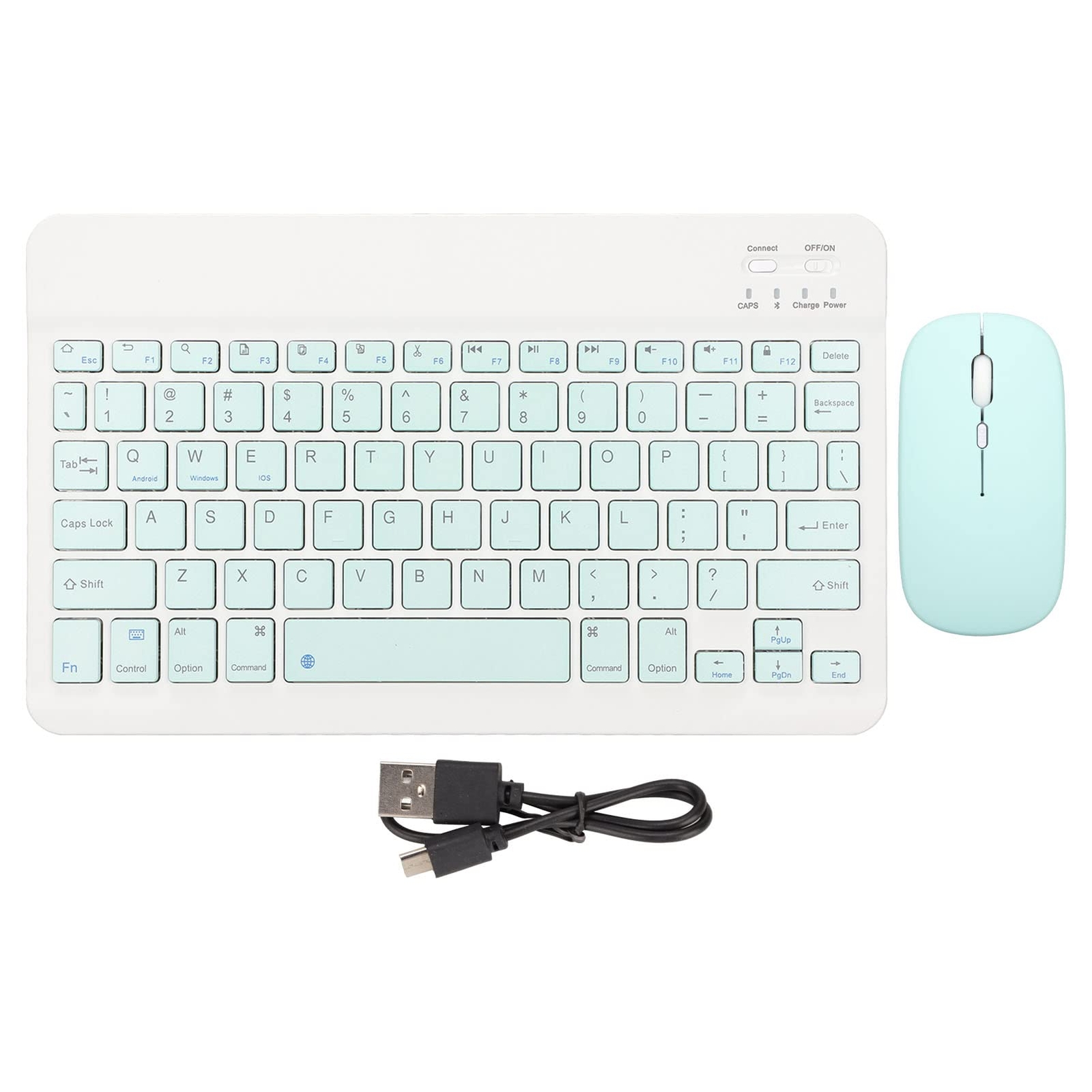 Rechargeable Bluetooth Keyboard and Mouse Combo - Ultra Slim Design for Effortless Typing and Navigation-image