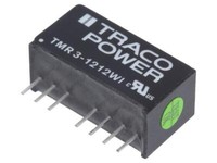 Tmr 3-1212WI Wandler: Dc/Dc 3W Ueing: 4,5-18V 12VDC Iausg: 250Ma SIP8 4,8G Traco