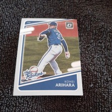 2021 Donruss Optic The Rookies Kohei Arihara Texas Rangers Baseball Card TR10