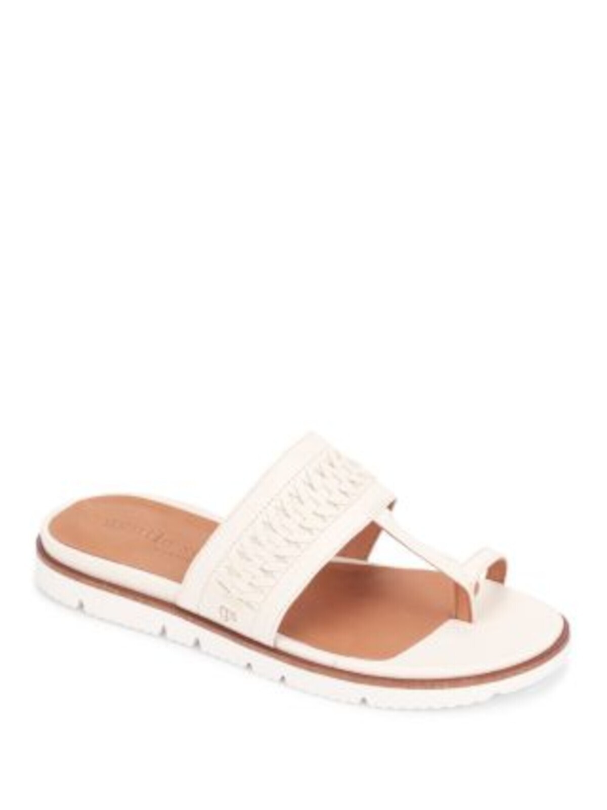 GENTLE SOULS KENNETH COLE Женские белые сандалии-стринги на танкетке Lavern, 6 м