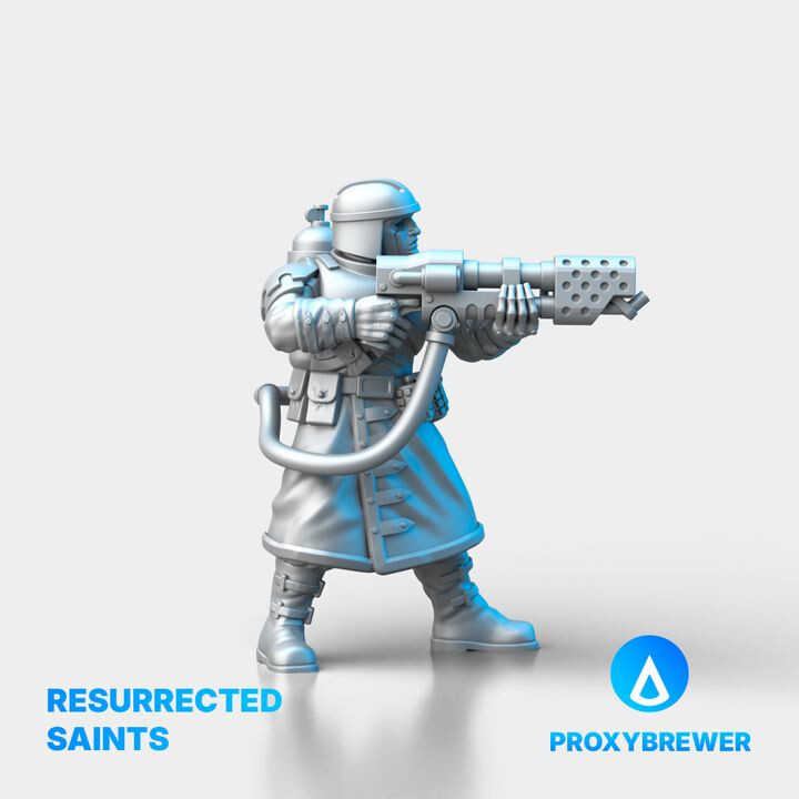 Resurrected Saints 28mm Guard Giannizzeri Sci-Fi foto 4