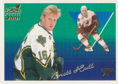 2000-01 Aurora #44 BRETT HULL - Dallas Stars
