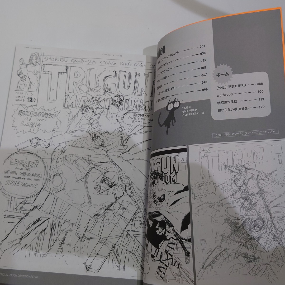 TRIGUN STAMPEDE EXHIBITION Limited P134 ver. Drawing Vash