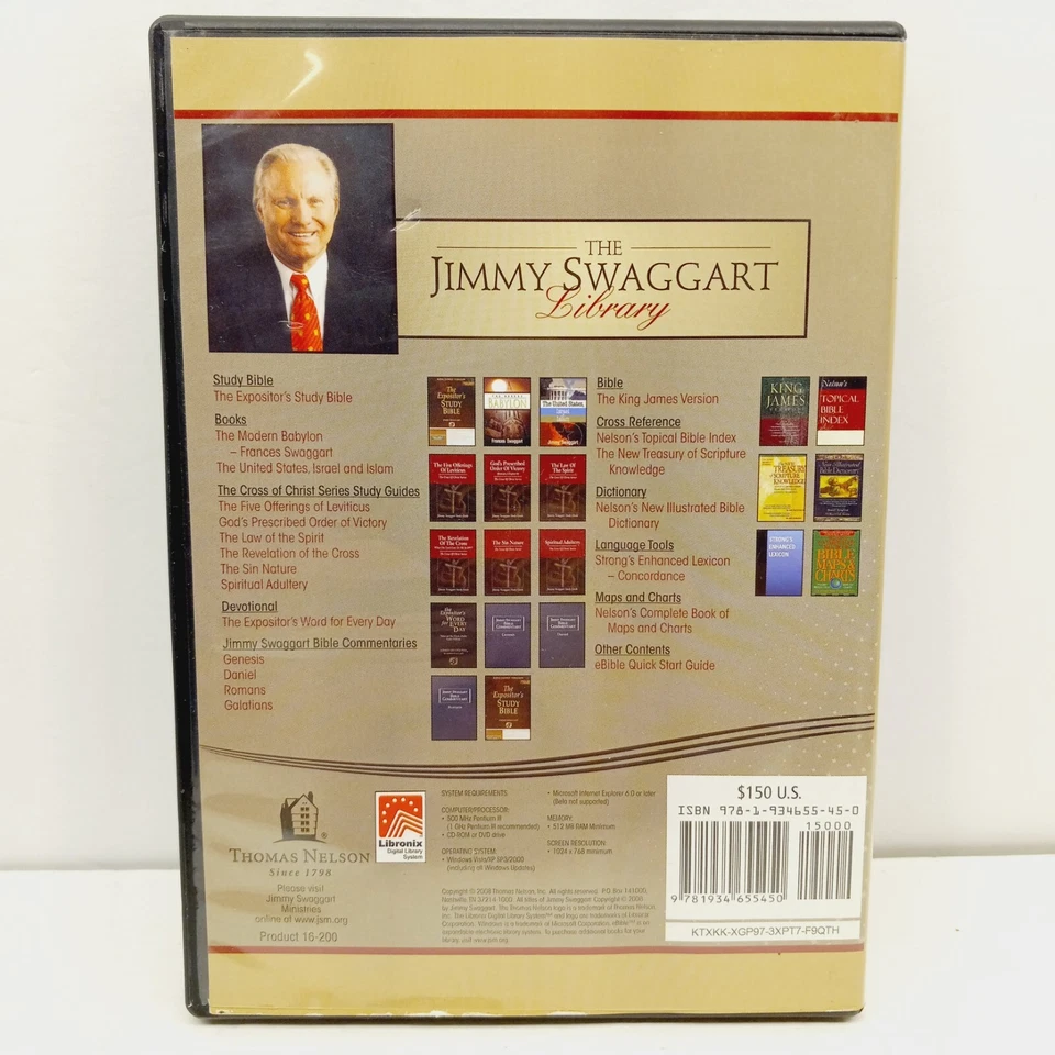 The Jimmy Swaggart Library (PC Disc) Instant Access To The Full Jimmy... - Image 2 of 2