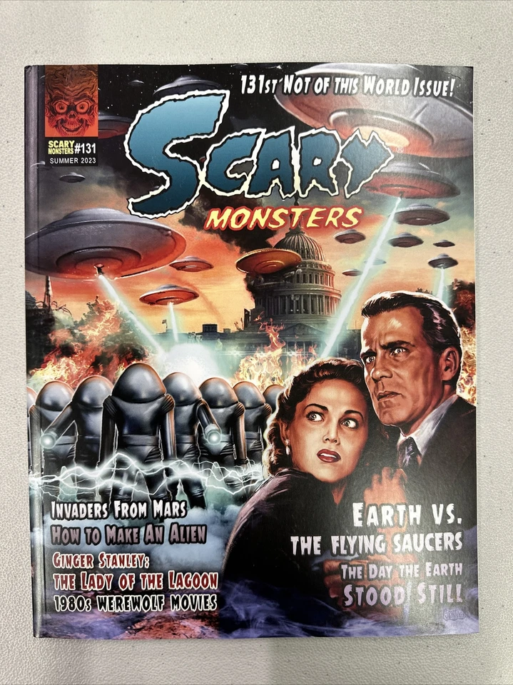 SCARY MONSTERS Magazine Issue 131 Summer 2023 The Flying Saucers - Image 2 of 2