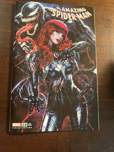 AMAZING SPIDERMAN 28 ARIEL DIAZ VARIANT VENOMIZED MARY JANE VENOM vol 6 2023