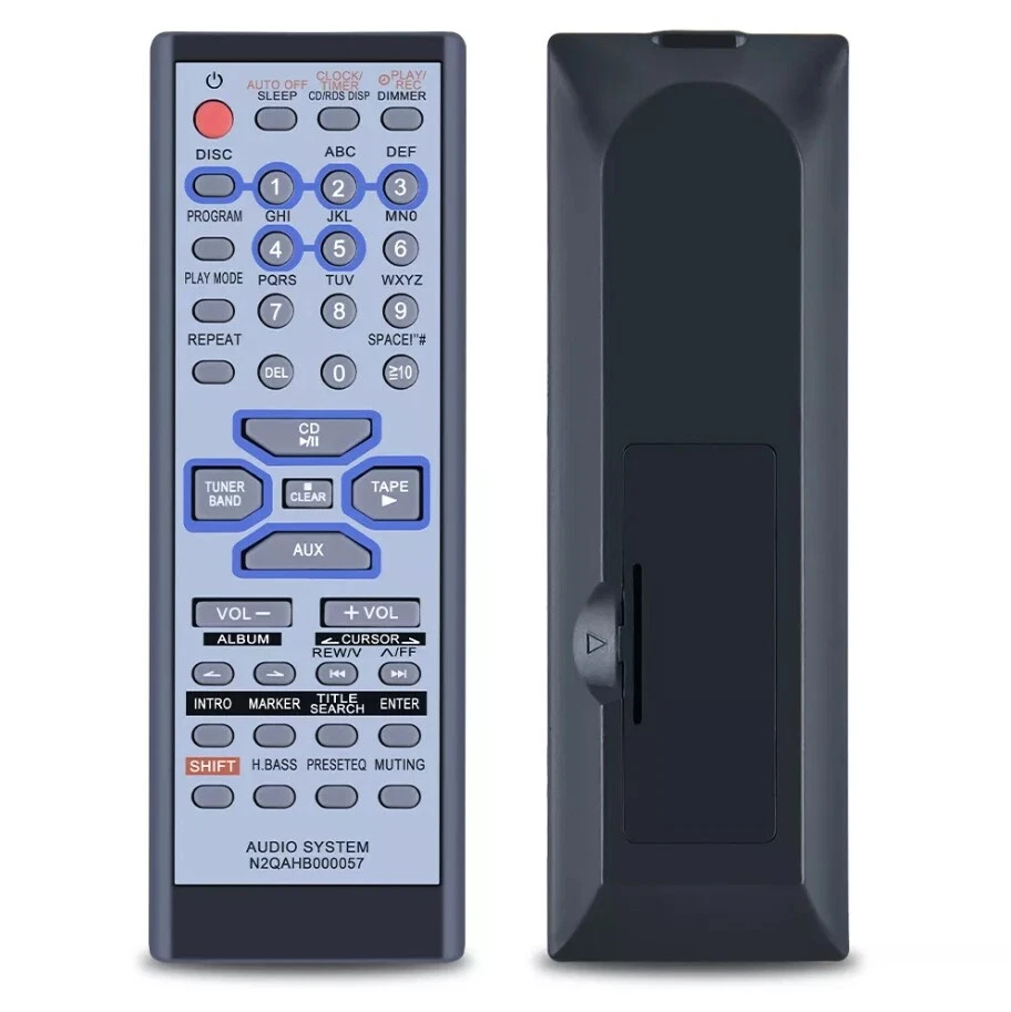 Telecomando Di Ricambio EUR7722KM0 Per Panasonic AV Receiver SA-XR55K – Sostituto RC1994945/01, Funziona A Infrarossi, Plug And Play - 3