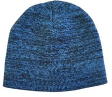 Blue  black beanie 'blue combo' color euc
