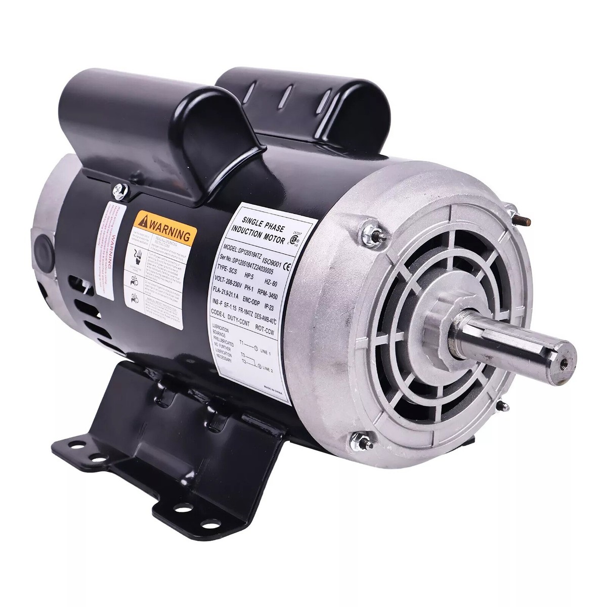 5HP Air Compressor Motor 54421193 for Ingersoll Rand 230V 3450 Rpm