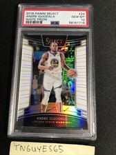 2018-19 Panini Select Andre Iguodala 135/149 Prizm Golden State Warriors PSA 10