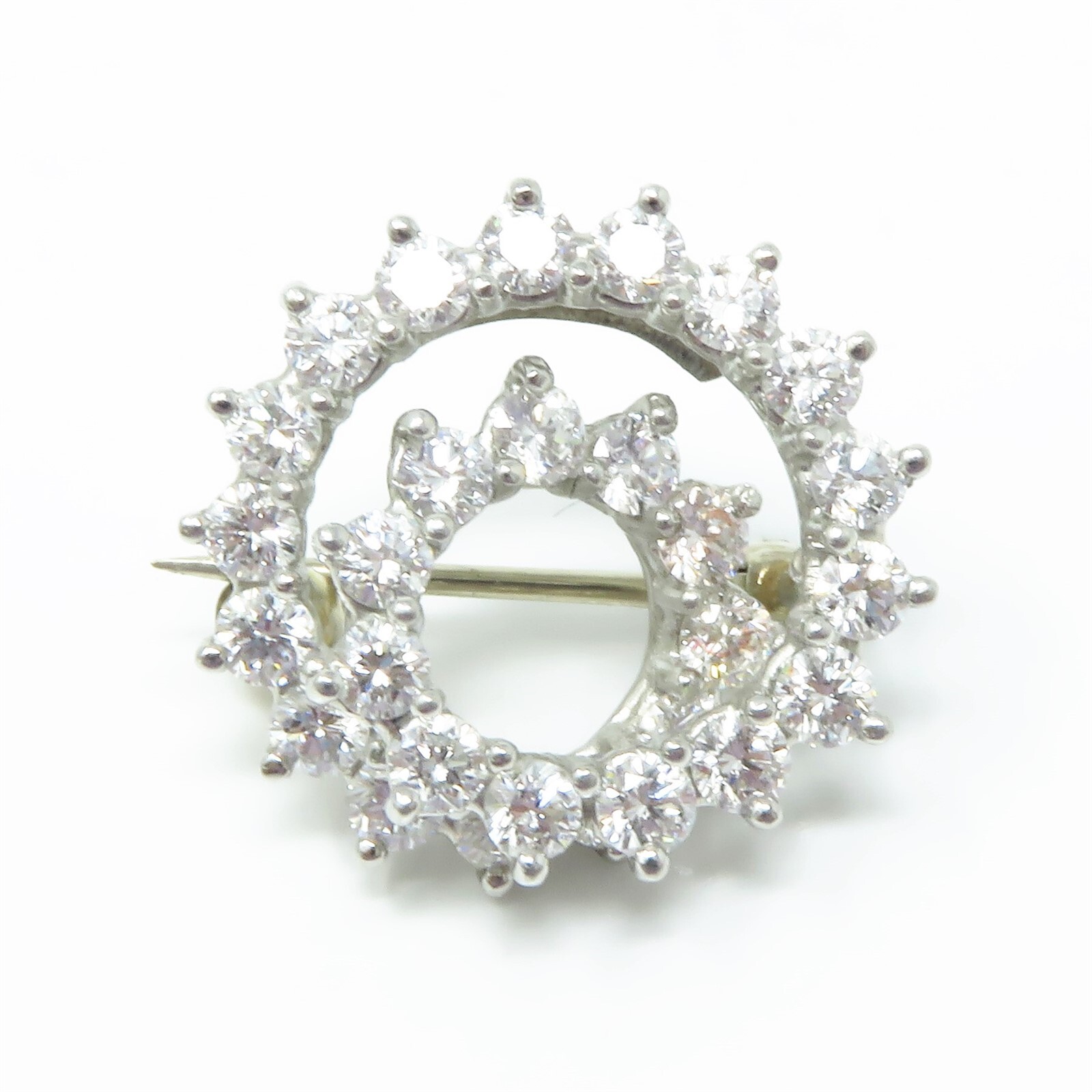 NYJEWEL Tiffany & Co. Platinum 1.8ct Diamond Swir… - image 2