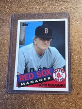 1985 Topps Traded Baseball # 84T John McNamara Boston Red Sox Manager 1