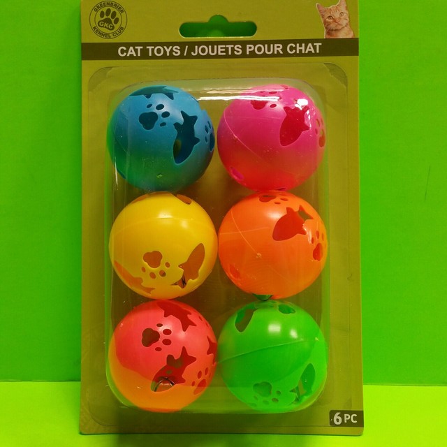 cat ball with bell