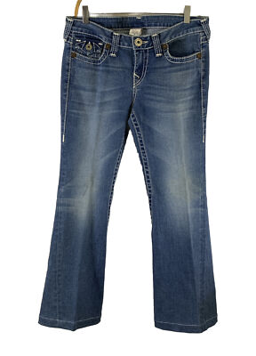 パンツ TRUE RELIGION JOEY BIG T size29 Authentic True Religion Joey Big T Flair Leg Women's 32x29 Blue
