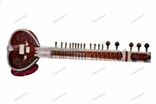 Sitar Best Design Mizrab 7 Main String and 11 or 13 Sympathetic String With Bag