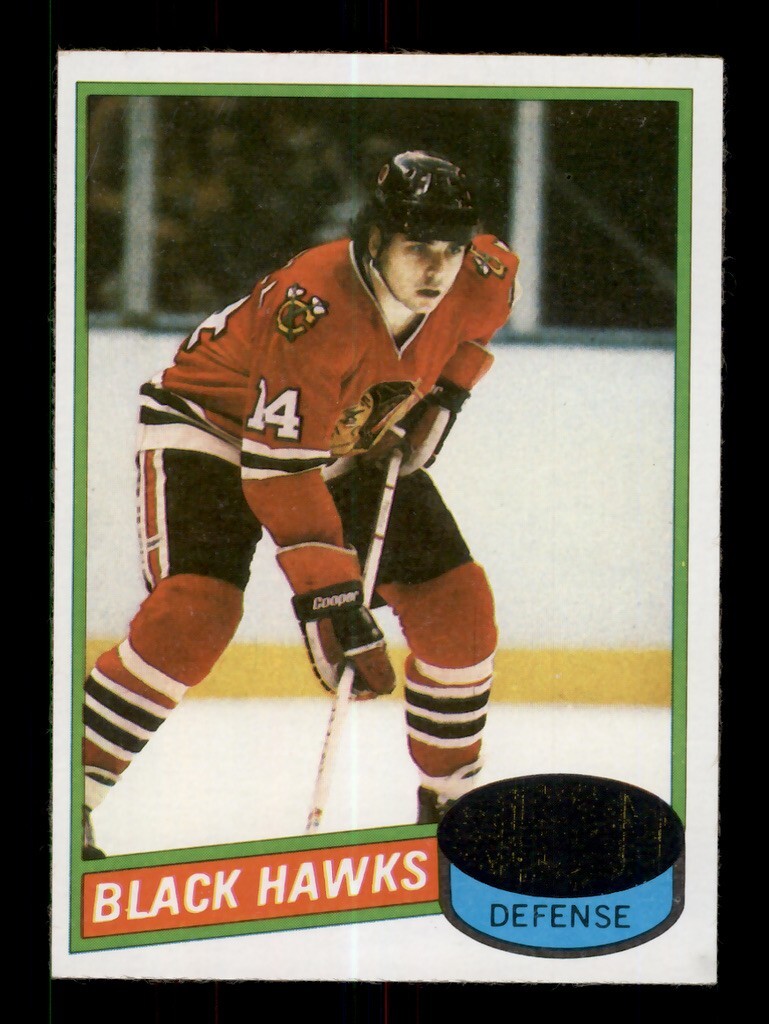 1980-81 TOPPS HOCKEY #61 MIKE O'CONNELL ROOKIE RC UNSCRATCHED CHICAGO BLACKHAWKS
