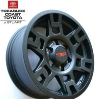 New Oem Toyota Black Trd Aluminum 17 Inch Wheels 5 Piece Set