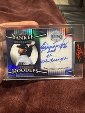 2025 LEAF BRONX LEGACY ORLANDO HERNANDEZ YANKEE DOODLES AUTOGRAPH 1/15 EL DUQUE