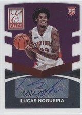 2014-15 Panini Donruss Purple Die-Cut 55/74 Lucas Nogueira #7 Auto 0f8
