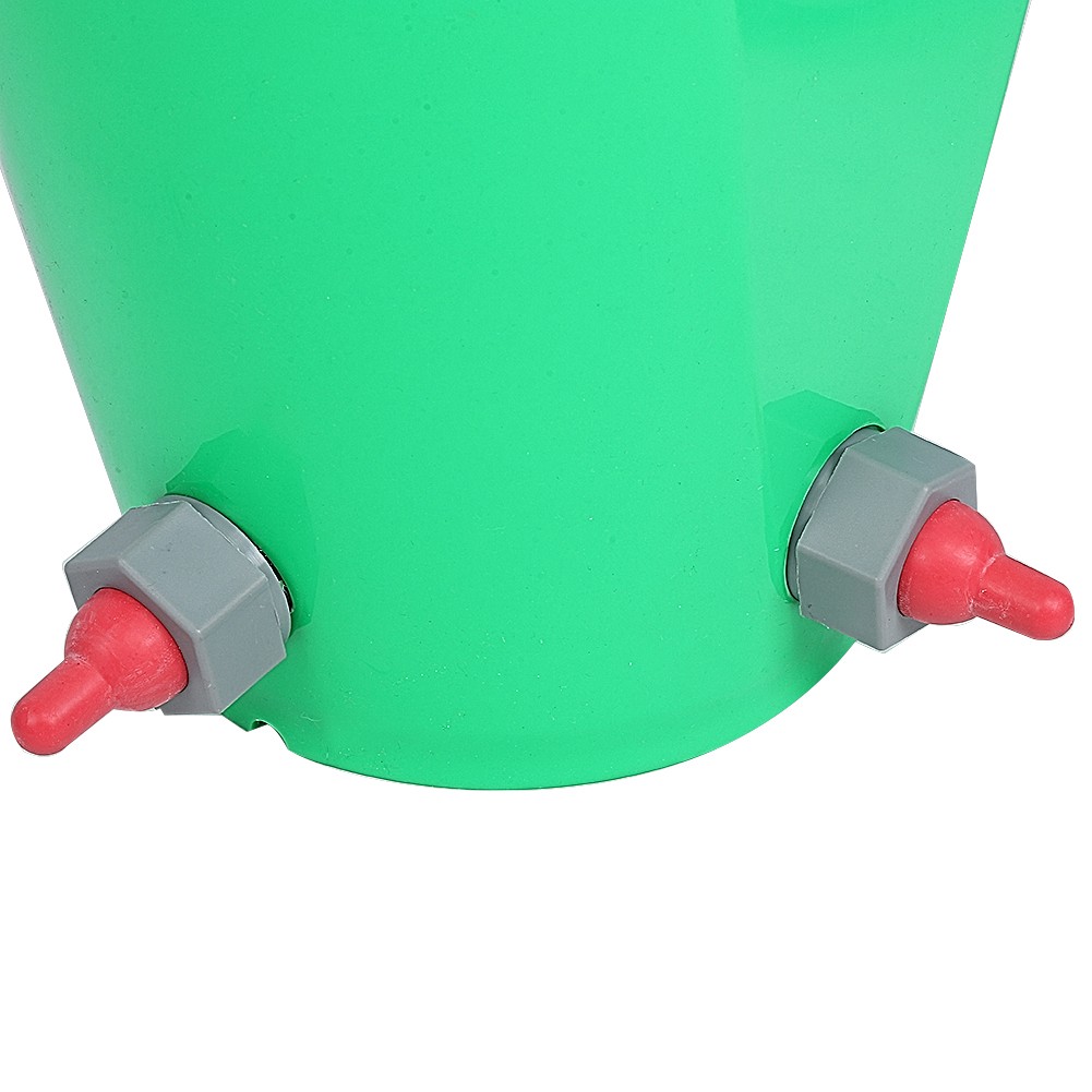 HL MP69 Plastic Multiple Nipples 8L High Capacity Lamb Milk Feed Bucket For Catt