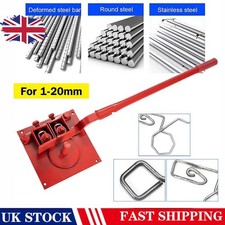 Portable  Heavy-duty Manual Rebar Bender 1-20mm Bending Tool Steel Bar Bender