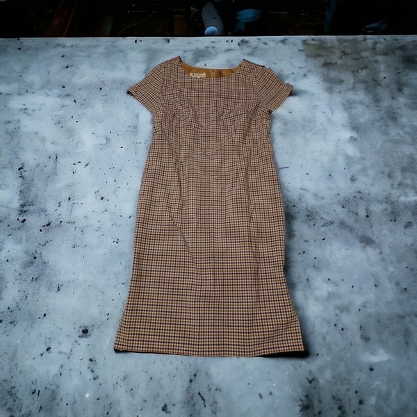 Women Aquascutum Dress Orange 36 / S / 44